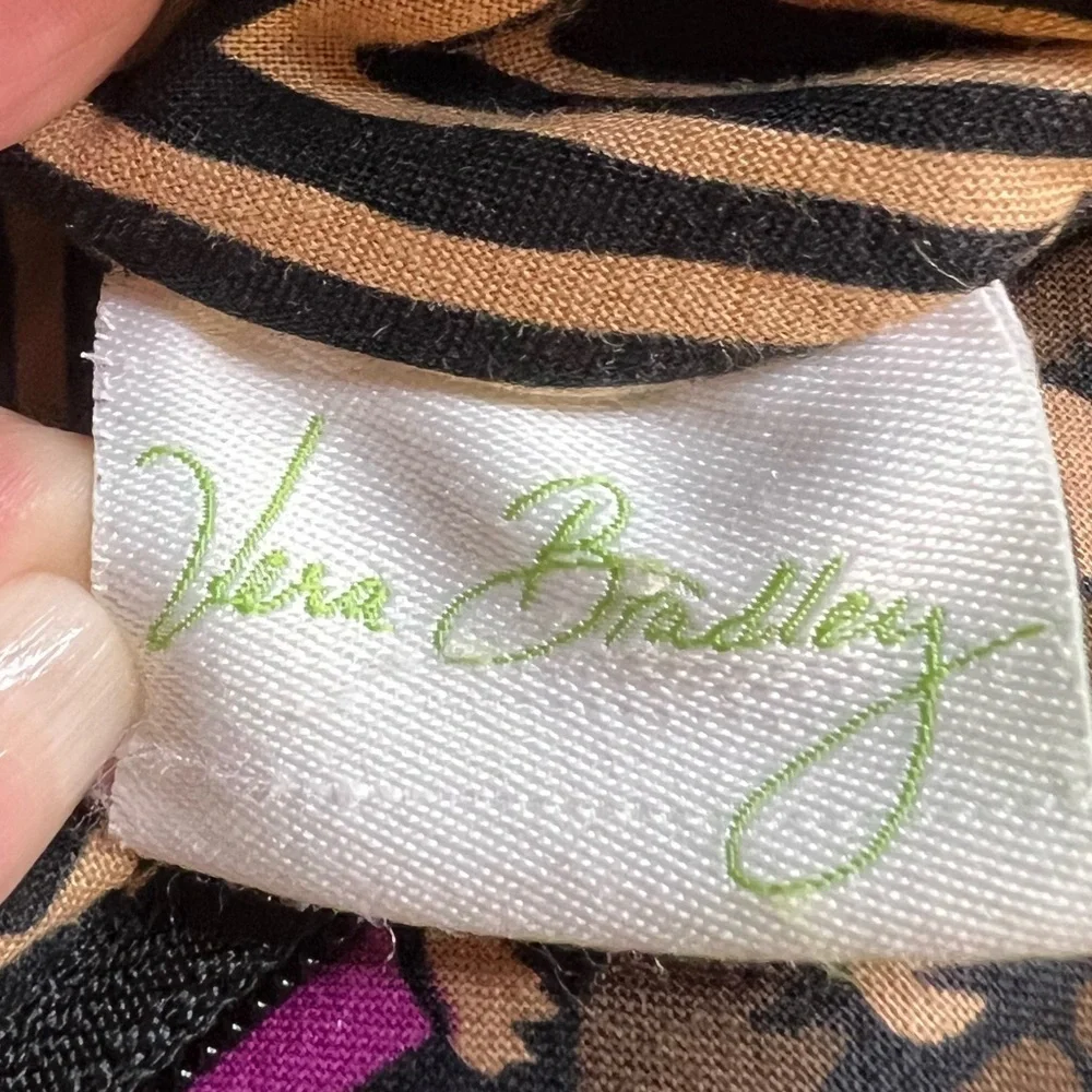 Vera Bradley Rosewood Shoulder Bag Color Purple,Pink,Brown, And Orange